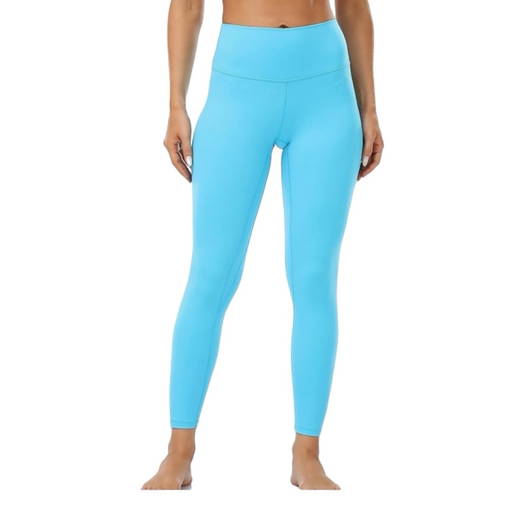 Women's Blue High-Waisted Leggings